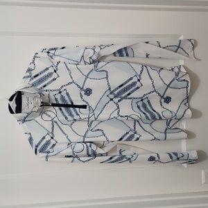 San Soleil Women's Quarter Zip Golf Top Pullover Size Medium